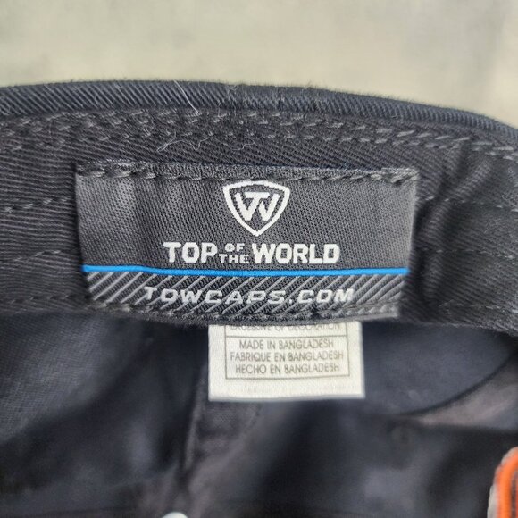 Oklahoma State University OSU Black Adjustable Baseball Cap By Top Of The World - Picture 10 of 11